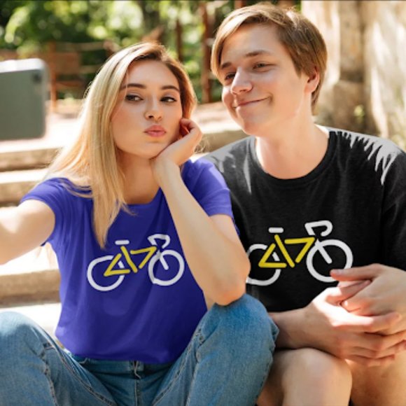 Varios Other - Bicycle Graphic Tee Design 100% Cotton